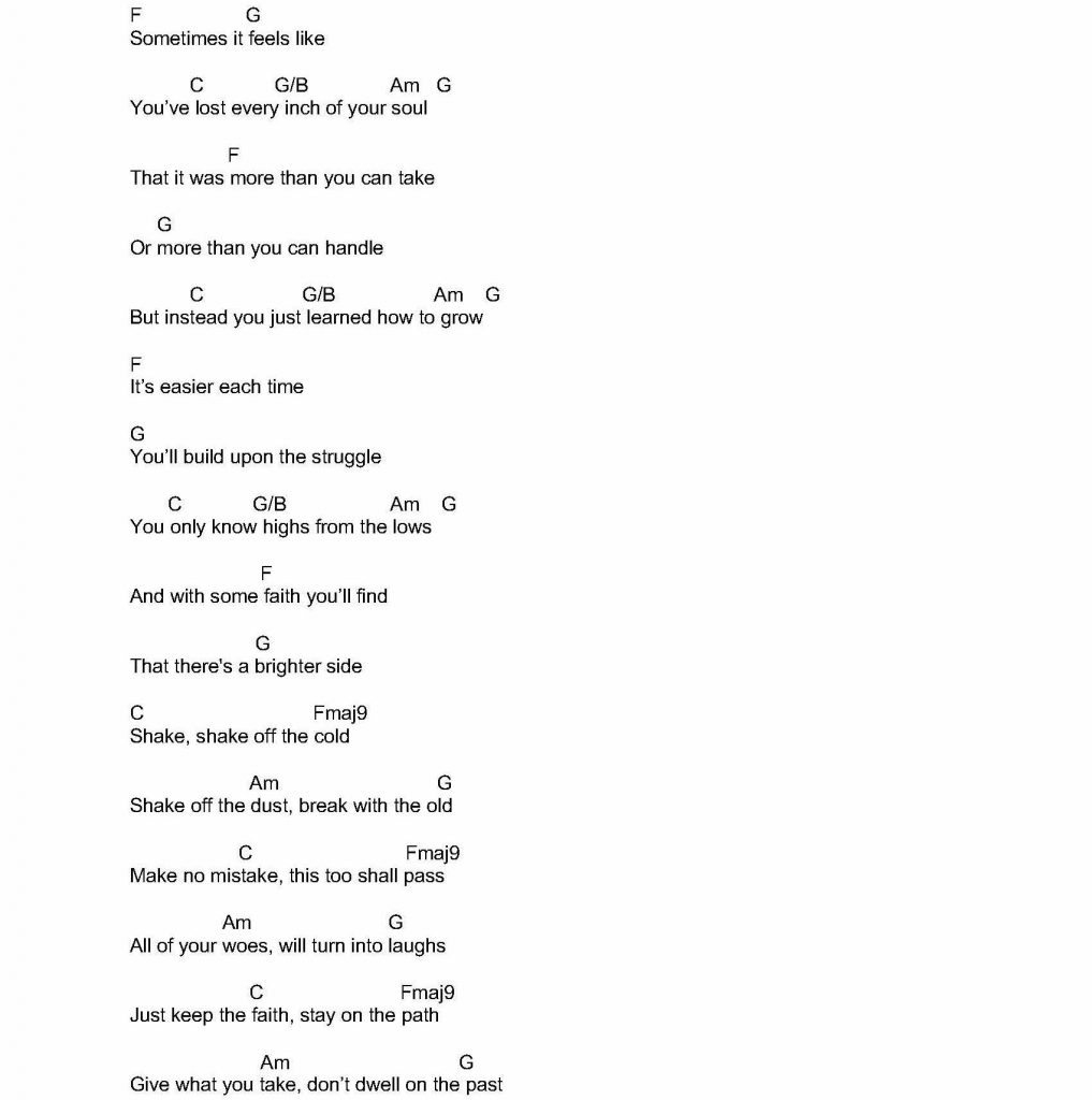 Highs & Lows by Tropidelic Chords - Page 3