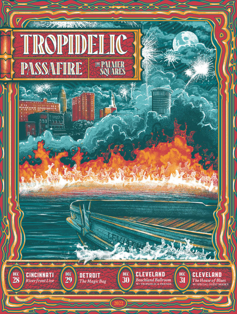 Tropidelic NYE Tour Poster 2022